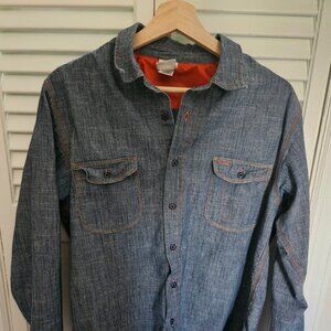 Birdwell Beach Britches Chambray Button-Up Shirt – Made in USA